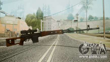 SVD Battlefield 3 for GTA San Andreas