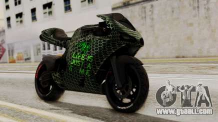Bati Motorcycle Razer Gaming Edition for GTA San Andreas