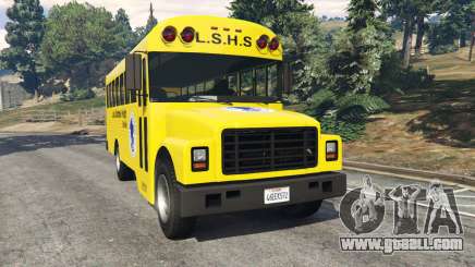 Classic school bus for GTA 5
