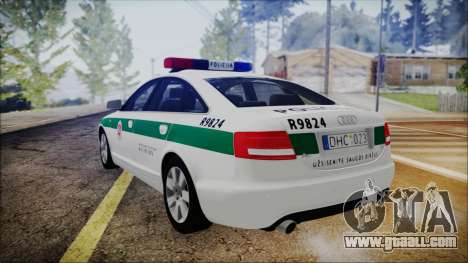 Audi A6 C6 Lithuanian Police for GTA San Andreas