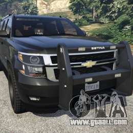 Chevrolet Suburban Police Unmarked 2015 for GTA 5