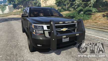 Chevrolet Suburban Police Unmarked 2015 for GTA 5