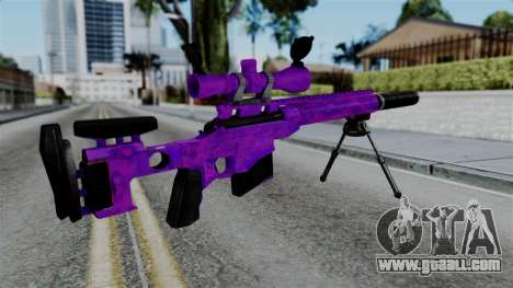Purple Sniper for GTA San Andreas