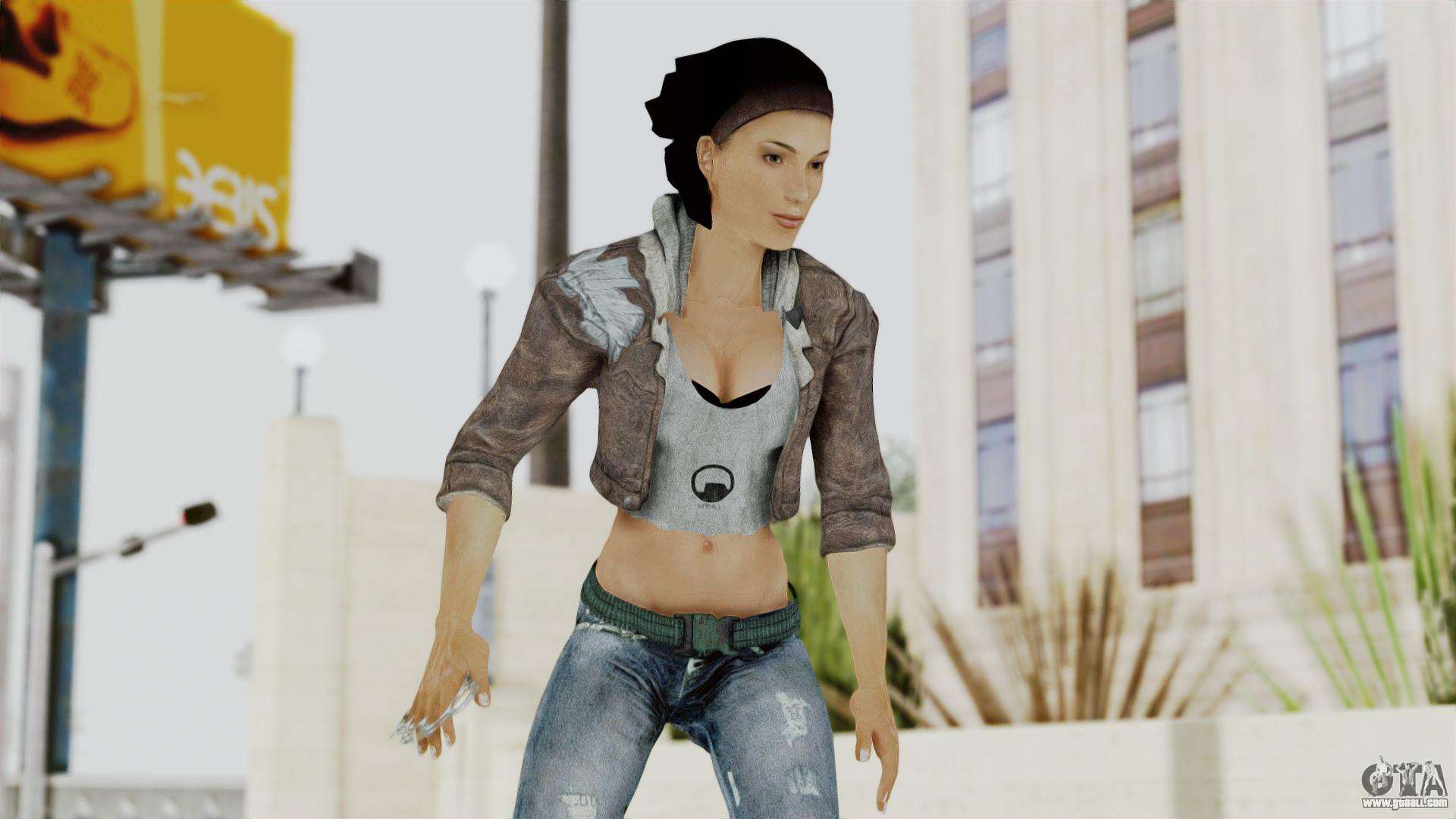 Alyx Vance from Half Life 2 for GTA San Andreas