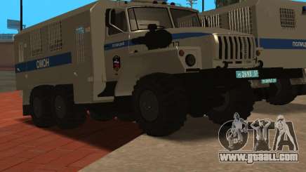 Ural 4320 riot police for GTA San Andreas