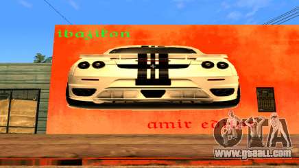 Ferrari Wall Graffiti for GTA San Andreas