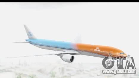 Boeing 777-300ER KLM Orange Pride for GTA San Andreas