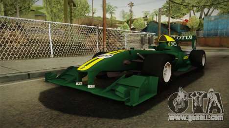 F1 Lotus T125 2011 v4 for GTA San Andreas