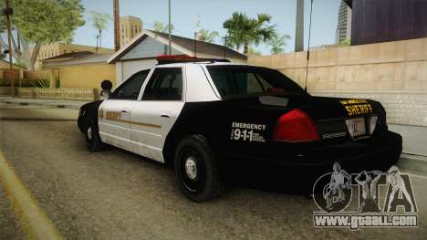 Ford Crown Victoria SHERIFF for GTA San Andreas