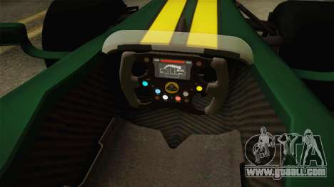 F1 Lotus T125 2011 v4 for GTA San Andreas