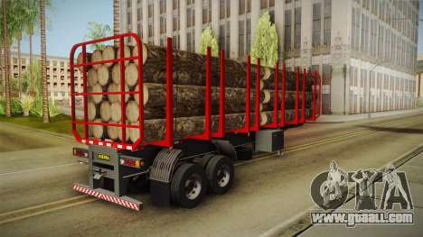 Double Trailer Timber Brasil v2 for GTA San Andreas