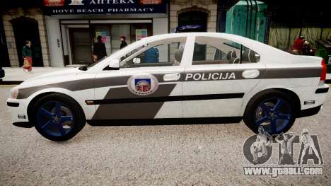 Latvian Police Volvo S60R for GTA 4