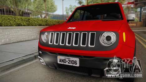 Jeep Renegade 2017 for GTA San Andreas