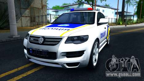 Volkswagen Touareg Police Of Ukraine for GTA San Andreas