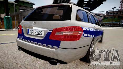 German Police Mercedes Benz E350 for GTA 4