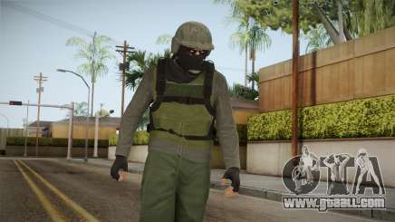 GTA Online Military Skin Green-Verde for GTA San Andreas