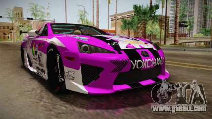 Lexus LFA Emilia The Purple of ReZero for GTA San Andreas
