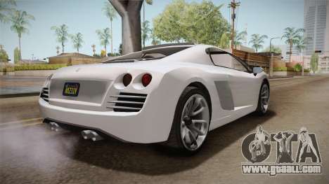 GTA 5 Pegassi Vacca 9F Roadster (Coupe) for GTA San Andreas