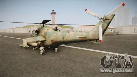 CoD Series - Mi-24D Hind Woodland for GTA San Andreas