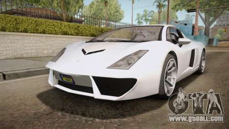GTA 5 Pegassi Vacca 9F Roadster (Coupe) for GTA San Andreas