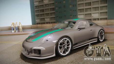 Porsche 911 R (991) 2017 v1.0 Green for GTA San Andreas