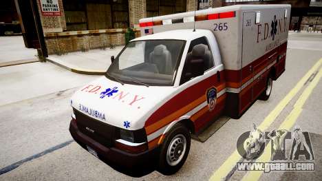 F.D.N.Y. Ambulance for GTA 4