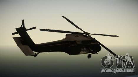 CoD 4: MW - UH-60 Blackhawk US Army Remastered for GTA San Andreas
