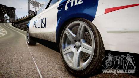 Finnish Police Volkswagen Passat (Poliisi) for GTA 4