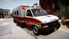 F.D.N.Y. Ambulance for GTA 4