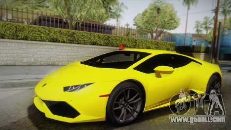 Lamborghini Huracan FBI 2014 for GTA San Andreas