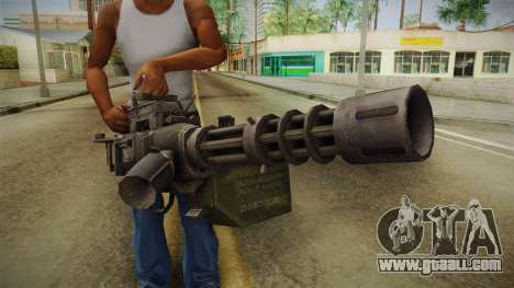 Minigun for GTA San Andreas