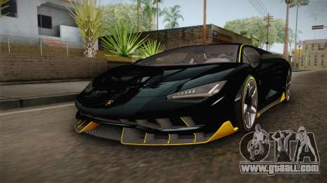 Lamborghini Centenario LP770-4 2017 Carbon PJ for GTA San Andreas