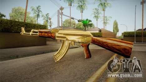 AK-47 Gold for GTA San Andreas