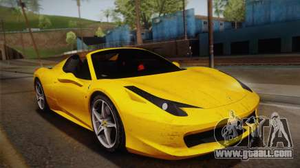 Ferrari 458 Spider FBI for GTA San Andreas