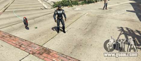 GTA 5 Captain America Shield Throwing Mod