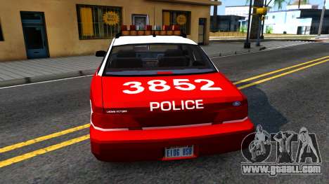 Ford Crown Victoria 1992 "NY Police Department" for GTA San Andreas