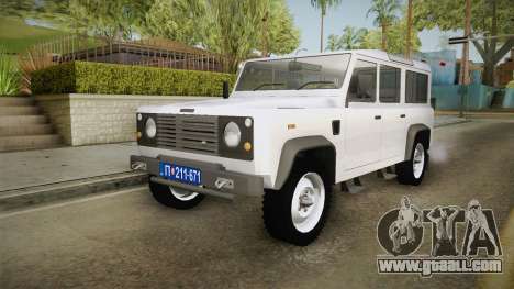 Land Rover Defender 110 Policija Undercover for GTA San Andreas