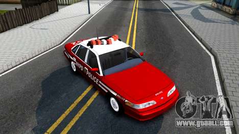 Ford Crown Victoria 1992 "NY Police Department" for GTA San Andreas