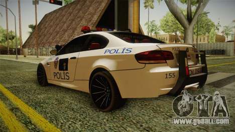 BMW M3 Turkish Police for GTA San Andreas