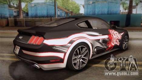 Ford Mustang GT 2015 5.0 PJ for GTA San Andreas