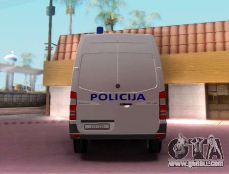 Mercedes-Benz Sprinter Croatian Police Van for GTA San Andreas