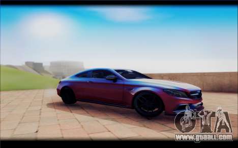 Mersedes-Benz C63 Coupe Tuning for GTA San Andreas