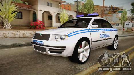 Skoda Superb Serbian Police v2 for GTA San Andreas