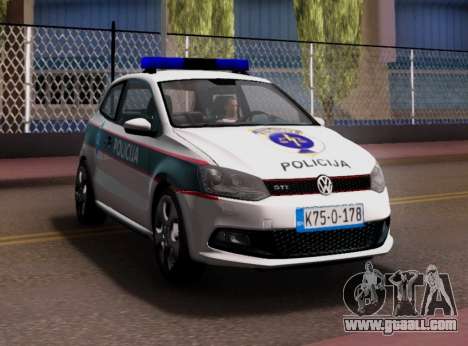 Volkswagen Polo GTI BIH Police Car for GTA San Andreas