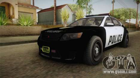 GTA 5 Cheval Fugitive Police for GTA San Andreas