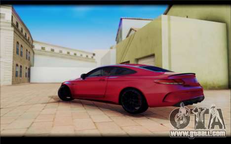 Mersedes-Benz C63 Coupe Tuning for GTA San Andreas