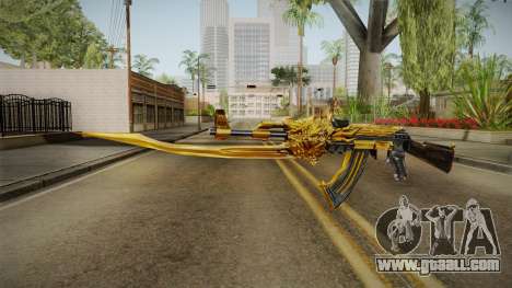 Cross Fire - AK-47 Beast Noble Gold v1 for GTA San Andreas