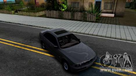 BMW 540i E39 for GTA San Andreas