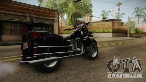 GTA 5 Police Bike SA Style for GTA San Andreas