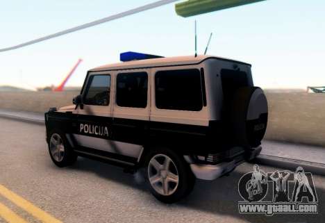 Mercedes-Benz G65 AMG BIH Police Car for GTA San Andreas
